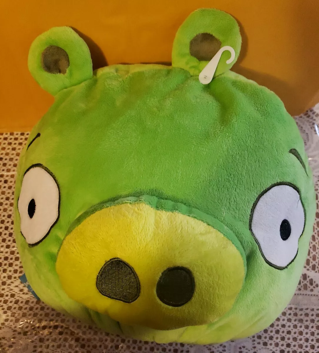 Angry Birds Large Green Pig Plush Stuffed Toy Rovio 13