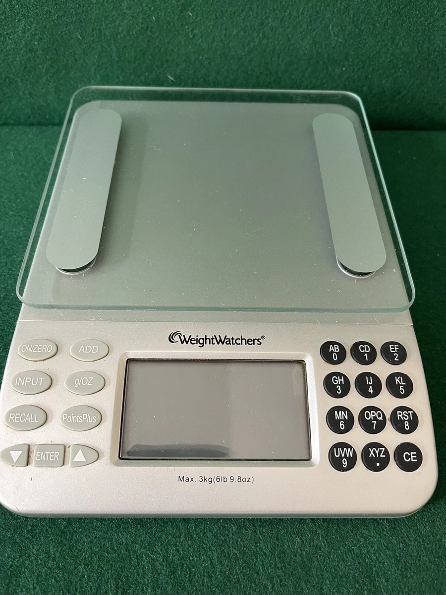Weight watchers top food scale