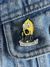 Adventure Time - Lemongrab - UNACCEPTABLE - Funny Enamel Pin