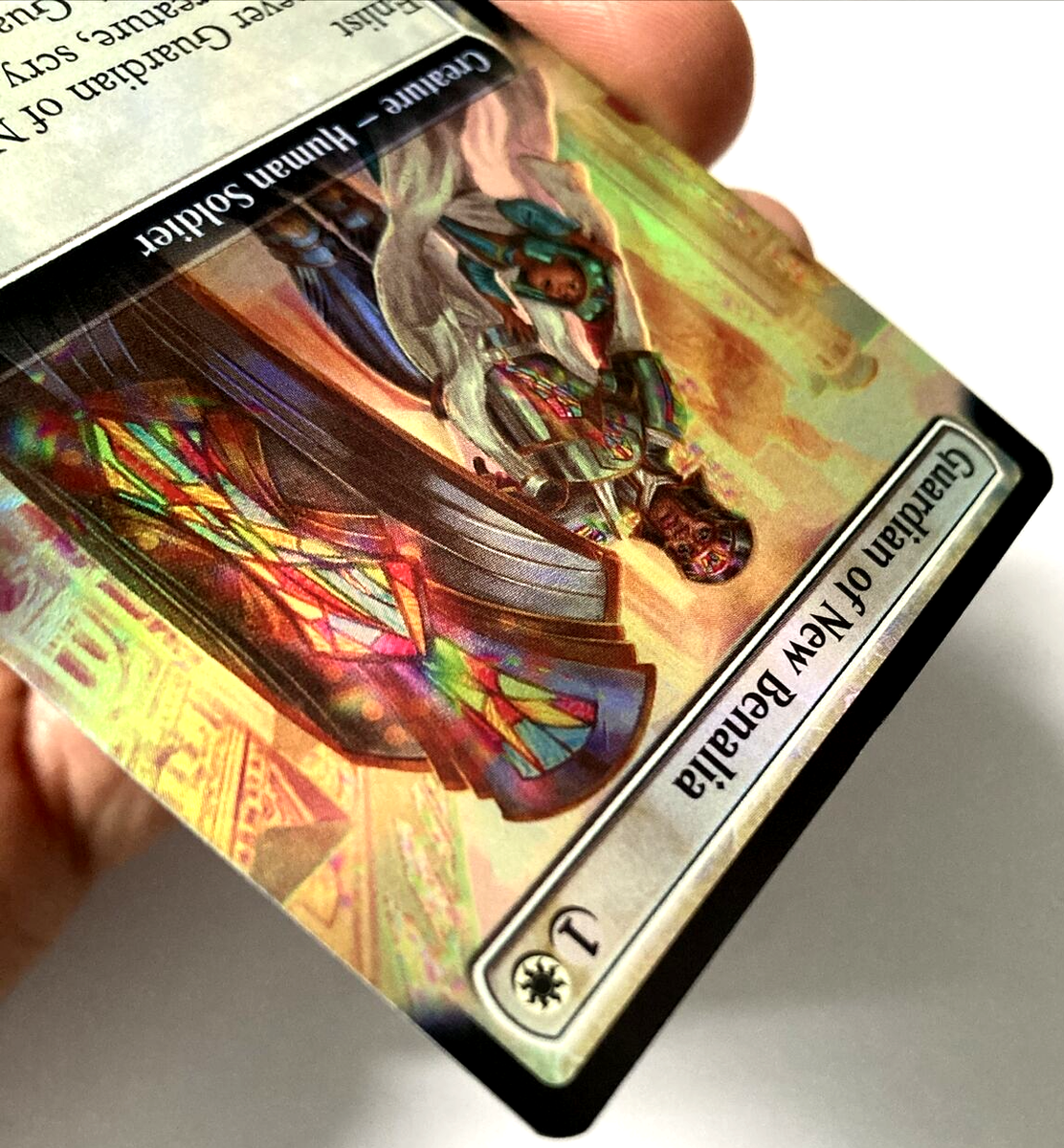 MTG Guardian of New Benalia *FOIL EXTENDED ART* Dominaria United
