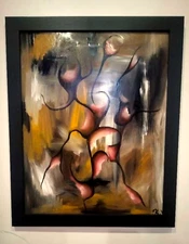 Fine Art Abstract Oil Painting Surreal Metaphysical Contemporary