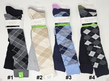 GOLD TOE Women's 2 Pack Eco Plaid Knee High Socks, Size 9-11 (Shoe Size 6-10)