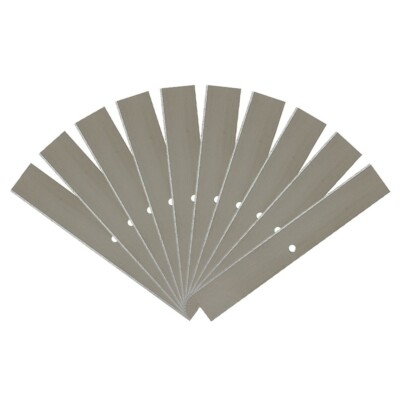 1 Paket mit 10 Ersatzklingen Tapetenschaber Bodenkratzer Schaber 10cm (1,61 /1St