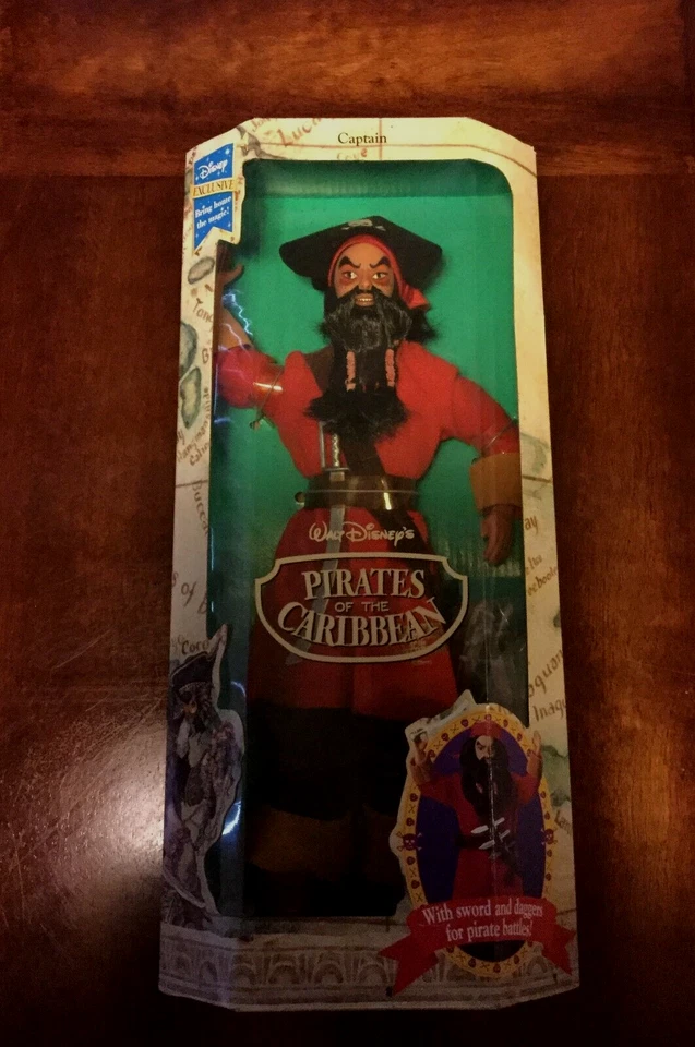 老式迪士尼加勒比海盗独家海盗美泰船长新品! — 第 2/4 张图片