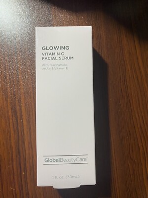 Global Glowing Vitamin C - Facial Serum with Niacinamide, AHA & Vitamin E 1fl oz