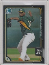 2015 Bowman Chrome Prospects Black Asia Refractors #BCP146 Raul Alcantara