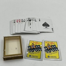 Vintage Deck of Playing Cards Advertising NAPA Auto Parts Punched Deck USA Made
