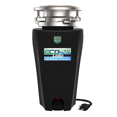 Eco-Logic Garbage Disposal Anti-Jam Stainless Steel Food Waste Grinding System