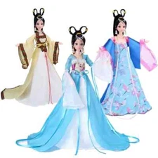 Traditional Chinese Ancient 1/6 Doll Clothes Fairy Princess Evening Dress Gown