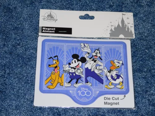 Disney Parks Goofy Mickey Mouse Pluto Donald Duck 100 Auto Car Magnet New