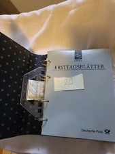 1 Post Album etb ersttagsb&auml;tter BRD 2001 komplett sehr guter Zustand Jahrbuch