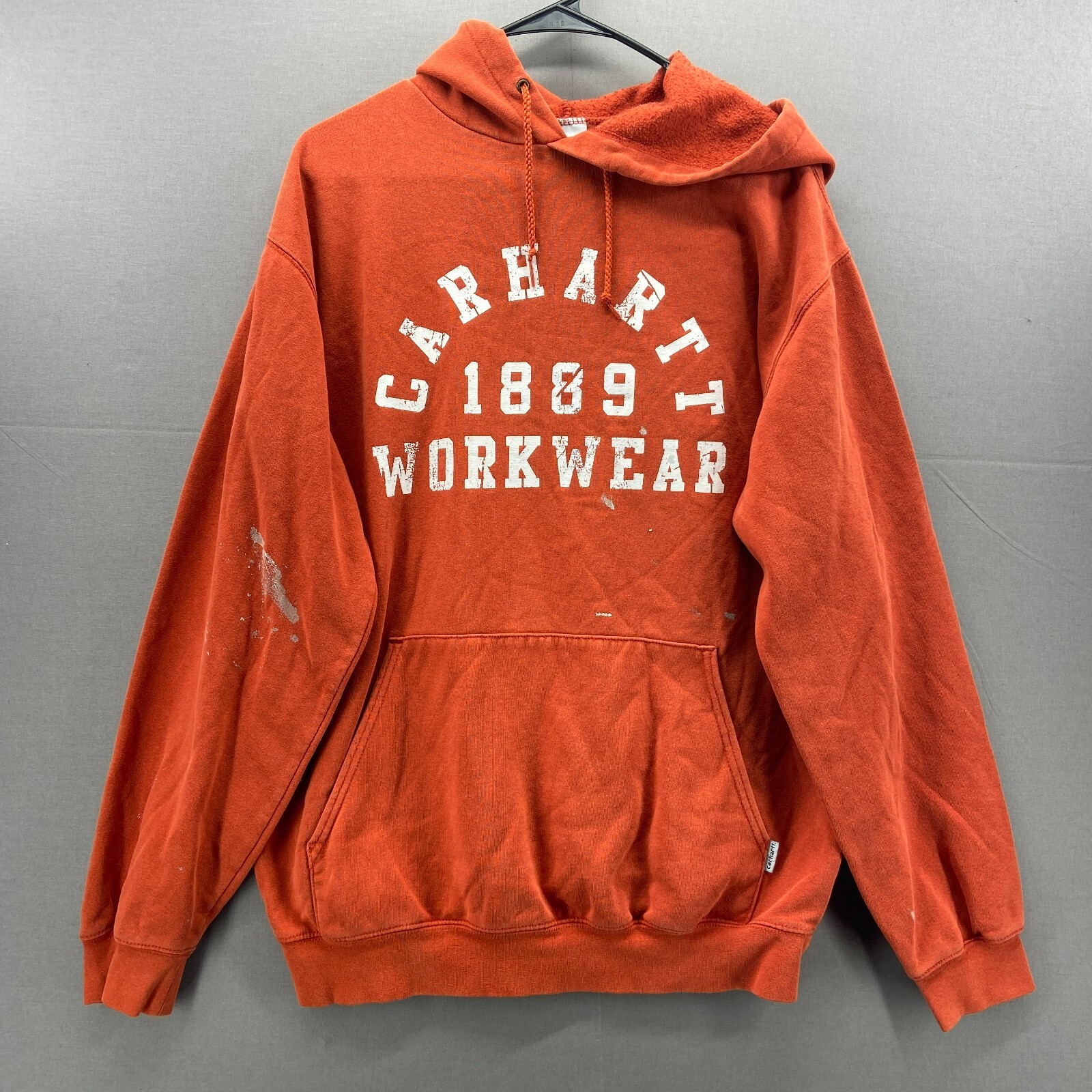 Carhartt Sweatshirt Mens Medium Orange 