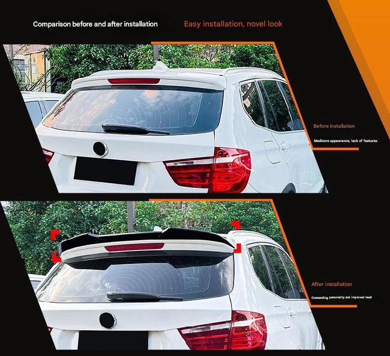 Alerón de maletero alerón trasero para BMW X3 F25 2011-2017 alerón alerón Foto 4 de 4