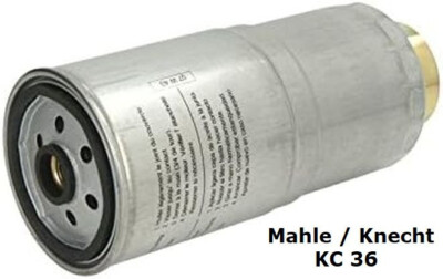 KNECHT Kraftstofffilter KC 36 für AUDI 100 u. 100 Avant Mod. 4A, C4, 443 bis 446