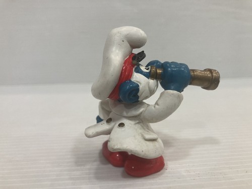SCHTROUMPF PUBLICITAIRE PETIT GERVAIS SMURF SCHLUMPF CAPITAINE - Picture 4 of 4