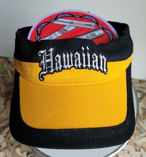 Saisonale Kopfbedeckung Made in Russia gelb/schwarz hawaiianisches verstellbares Visier