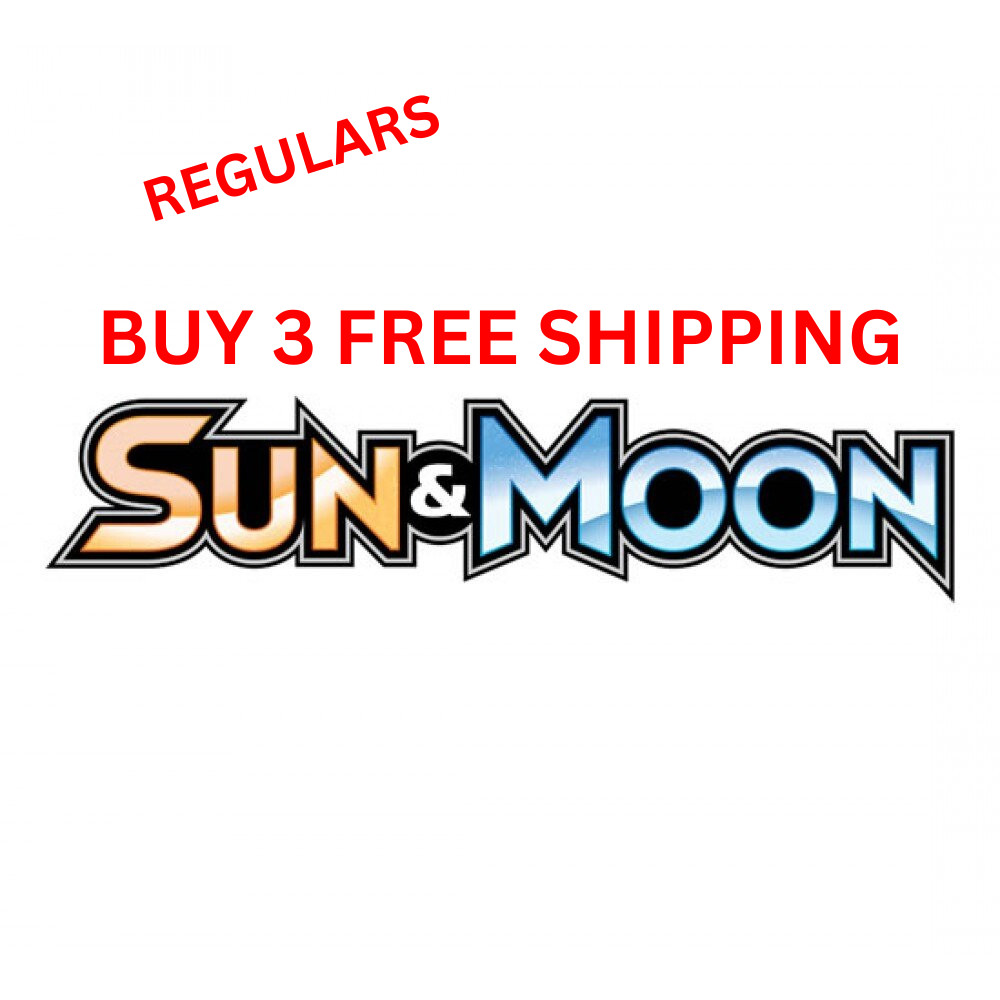 SUN & MOON BASE Pokémon TCG 1 - 149 - PICK YOUR OWN REGULARS LP/NM 3+ FREE SHIP