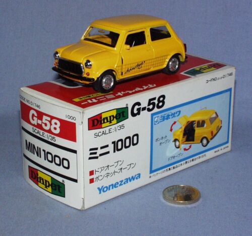 Diapet Yonezawa 1/35 réf G-58 : Austin Mini Cooper "Advantage" anno 1987 - Photo 1/6