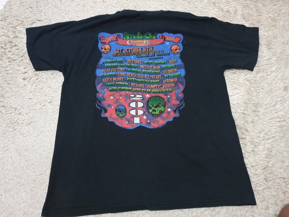 Vintage Cypress hill T shirt Smoke out 2000s Tour t shirt Deftones