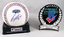 Alek Manoah Signed Authentic MLB Baseball Toronto Blue Jays Beckett BAS 1 COA