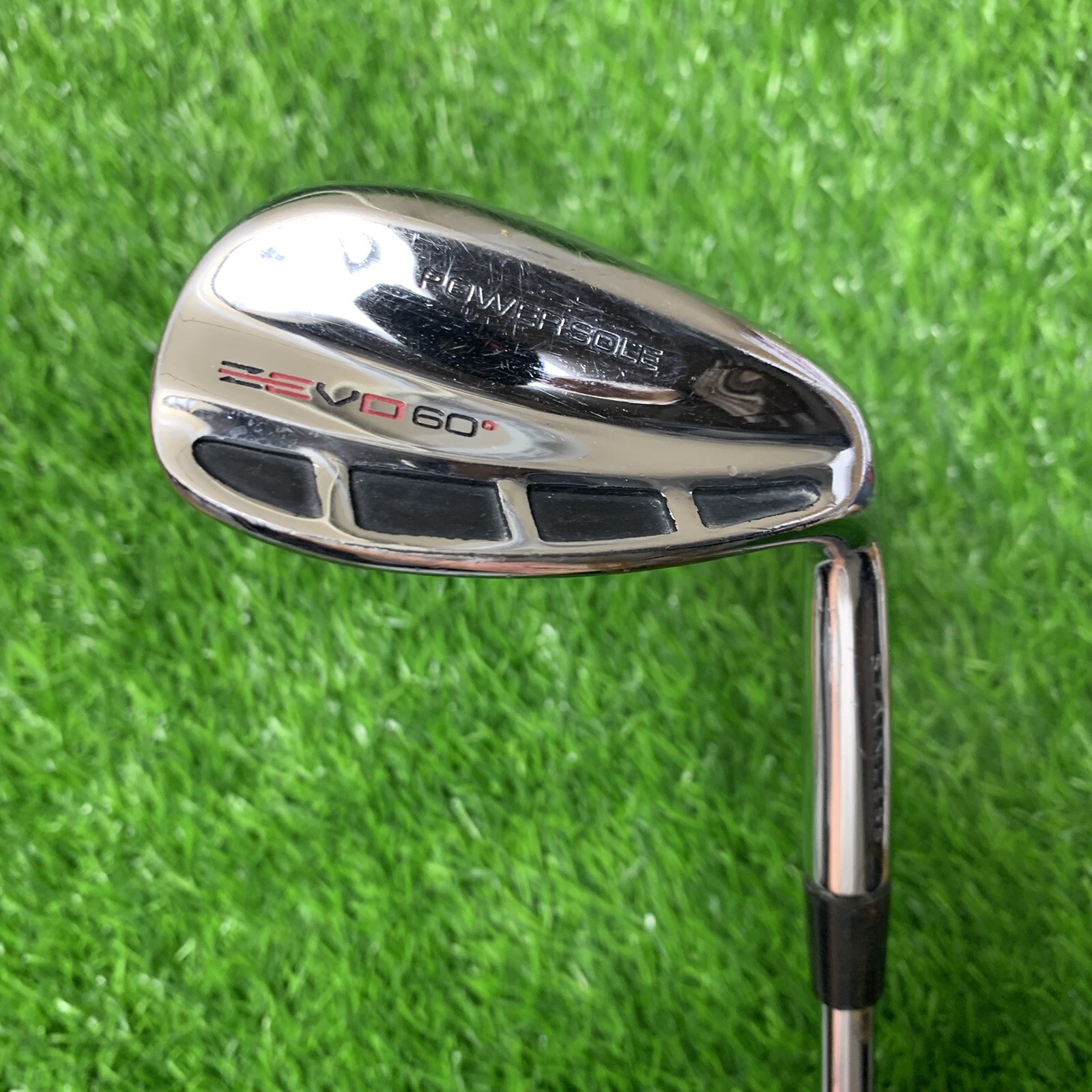 Zevo Power Sole Lob Wedge 60° Unmarked Flex Steel Shaft RH 4412