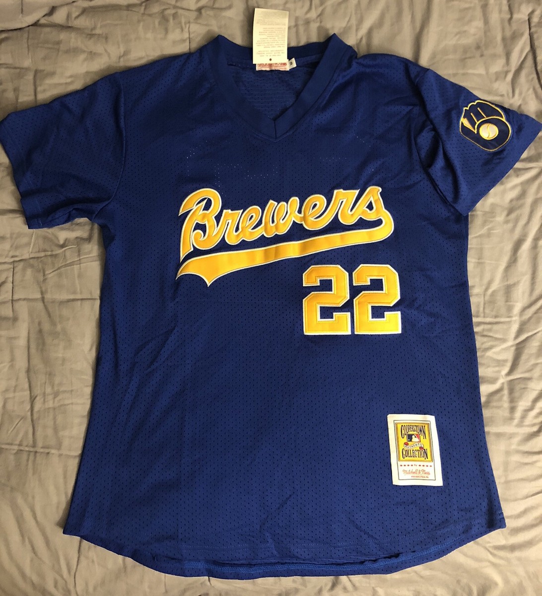 ブルワーズ　イェリッチ　ユニフォーム　BREWERS Christian Yelich Milwaukee Brewers ジャージ、 Christian