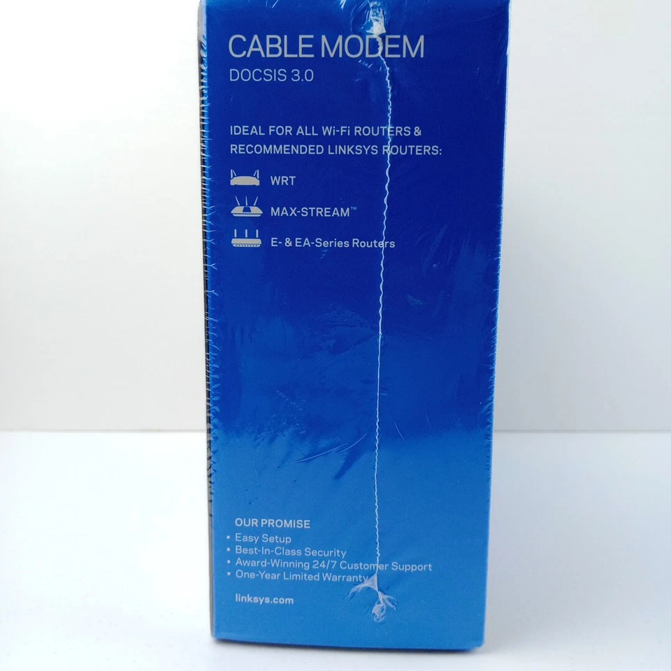 Linksys Docsis 3.0 16x4 Cable Modem Intel CM3016 New & Sealed - Image 4 of 4