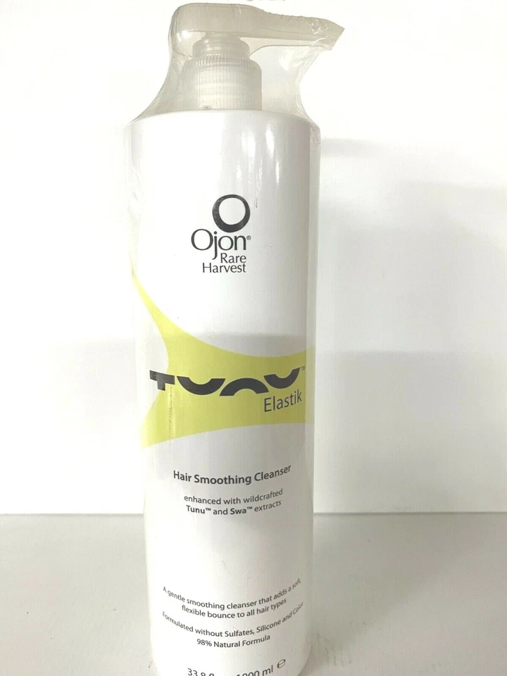 Limpiador alisador de cabello elástico cosecha rara OJON 33,8 OZ Foto 2 de 4