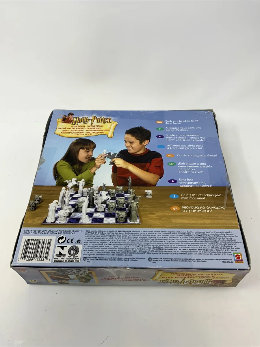 Harry Potter WIZARD CHESS SET Mattel 2002 COMPLETE with Instructions