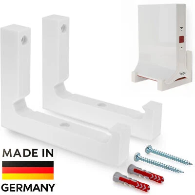 BABOTECH Fritz Repeater 3000 AX Wandhalterung AVM FRITZ!Box 3000AX 2 x Wandhaken NEU