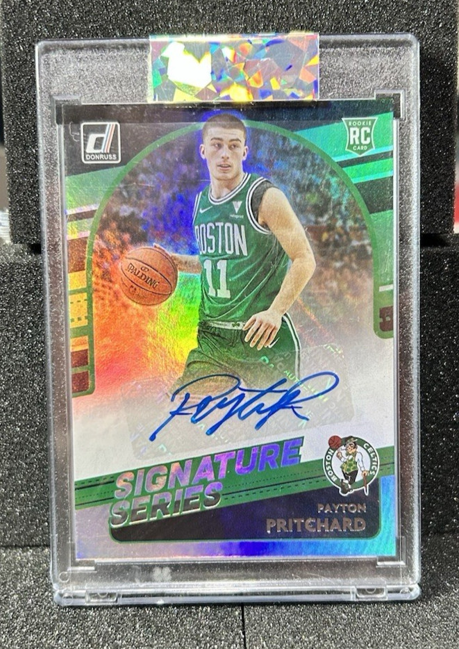 2020-21 Panini Donruss Payton Pritchard Signature Series Rooike Auto RC 6th Man