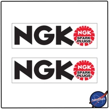 NGK Spark Plugs Logo stickers 2 vinyl decal stickers Car Motor Graphics