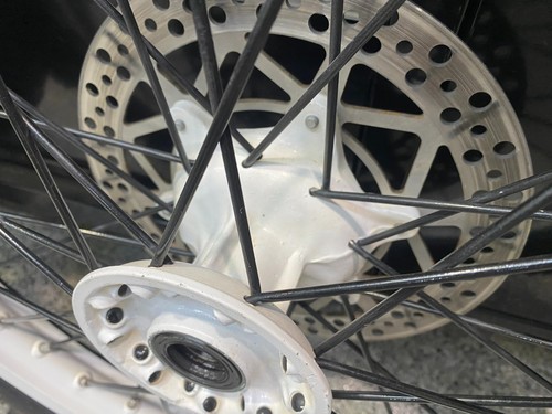 2004 99-12 YAMAHA YZ250 YZ125 FRONT & REAR FULL WHEEL ASSEMBLY'S YAMAHA YZ WHITE - Picture 15 of 20