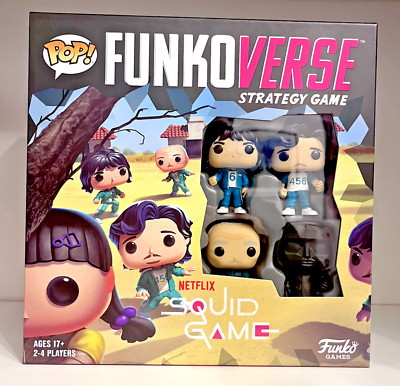 Squid Game Pop! Funkoverse Strategy Game Figur 4er Pack Englische Version