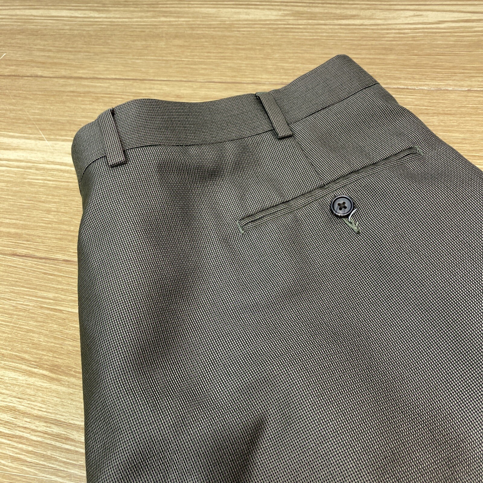 Pantalon De Vestir Plisados ​​Dobladillo Para Hombre Lauren Ralph Lauren 38X29