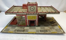 VINTAGE 1949 SUPERIOR SERVICE GAS STATION T. COHN INC. LITHO TOY 24.75"x16.25"