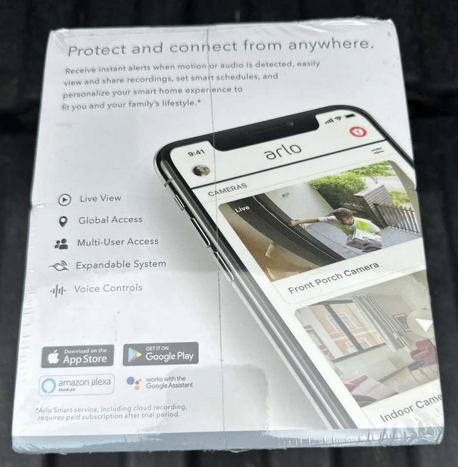 Arlo Pro 3 VMS4240P-100NAS 2 Camera System Wire-Free 2K Video Sealed Retail - Image 2 of 4