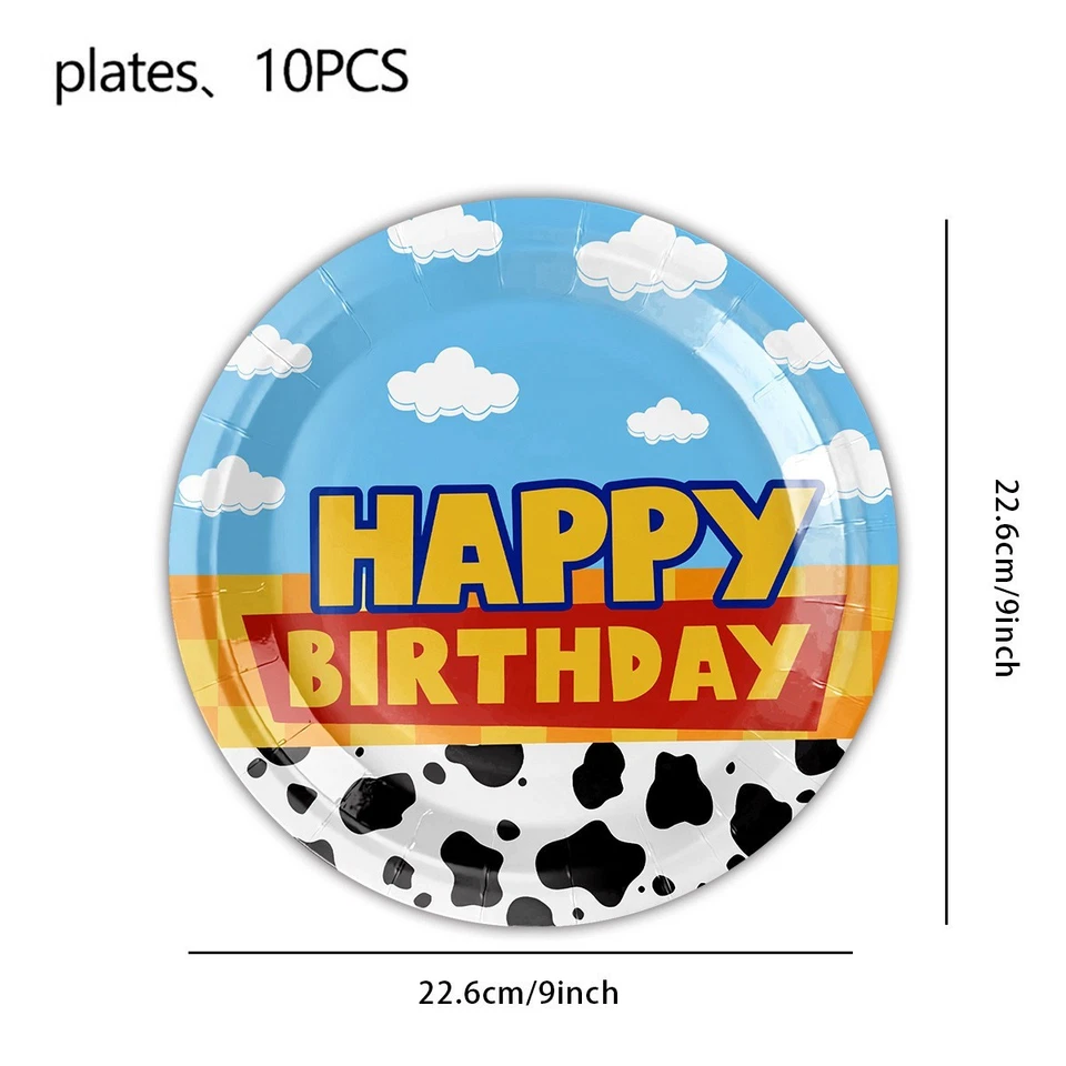 Toy Story Tableware Birthday Decorations Banner Balloons Backdrop Party Supplies - image 4 of 4