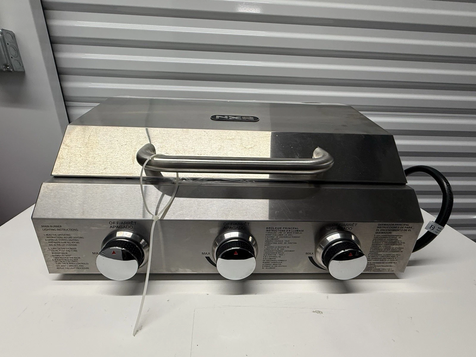 NXR 3-Burner Portable Gas Grill Travel Size New Without Box
Opens in a new window or tab