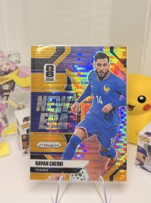 2026 Panini Prizm Fifa World Cup - New Era Rayan Cherki #8 Preferred Gold 03/10