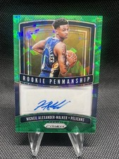 2019 Panini Prizm Rookie Penmanship Nickeil Alexander-Walker Auto Green Ice /16
