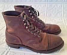 Red Wing Iron Ranger Work Boots -men 7.5 womens 9 EU 40 Copper Brown