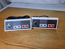 Lot of 2 Nintendo NES Mini Classic Edition Console Game Wired Controller Remote