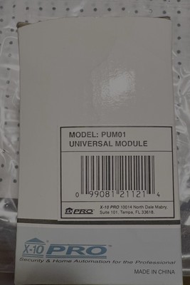 X10 X-10  Pro PUM01 Universal Module 1W 60HZ 120VAC White  Home Security