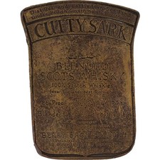 Cutty Sark Scots Whiskey Bourbon Booze Scottish Scotland 70s Vintage Belt Buckle