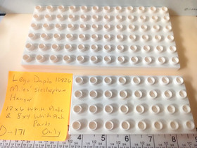 Lego Duplo 10826 White 12x6 & 8x4 Plate Parts Only Miles&rsquo; Stellosphere Hangar