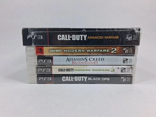 PS3 Lot Call of Duty Black Ops Modern Warfare 2-3 Advanced Pro Assassin's Creed