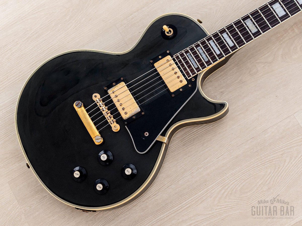 1985 Greco EGC68-500 Custom Black Beauty Vintage Guitar w/ Case