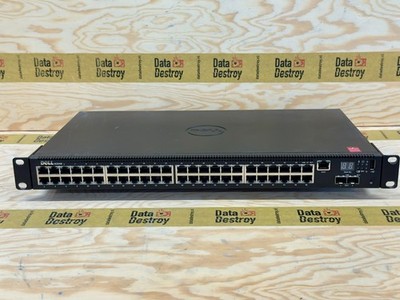 Dell N2048   Rack Switch, 1U, 48×1GbE + 2×10GbE SFP+