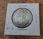 1929 s circulated Walking Liberty half dollar